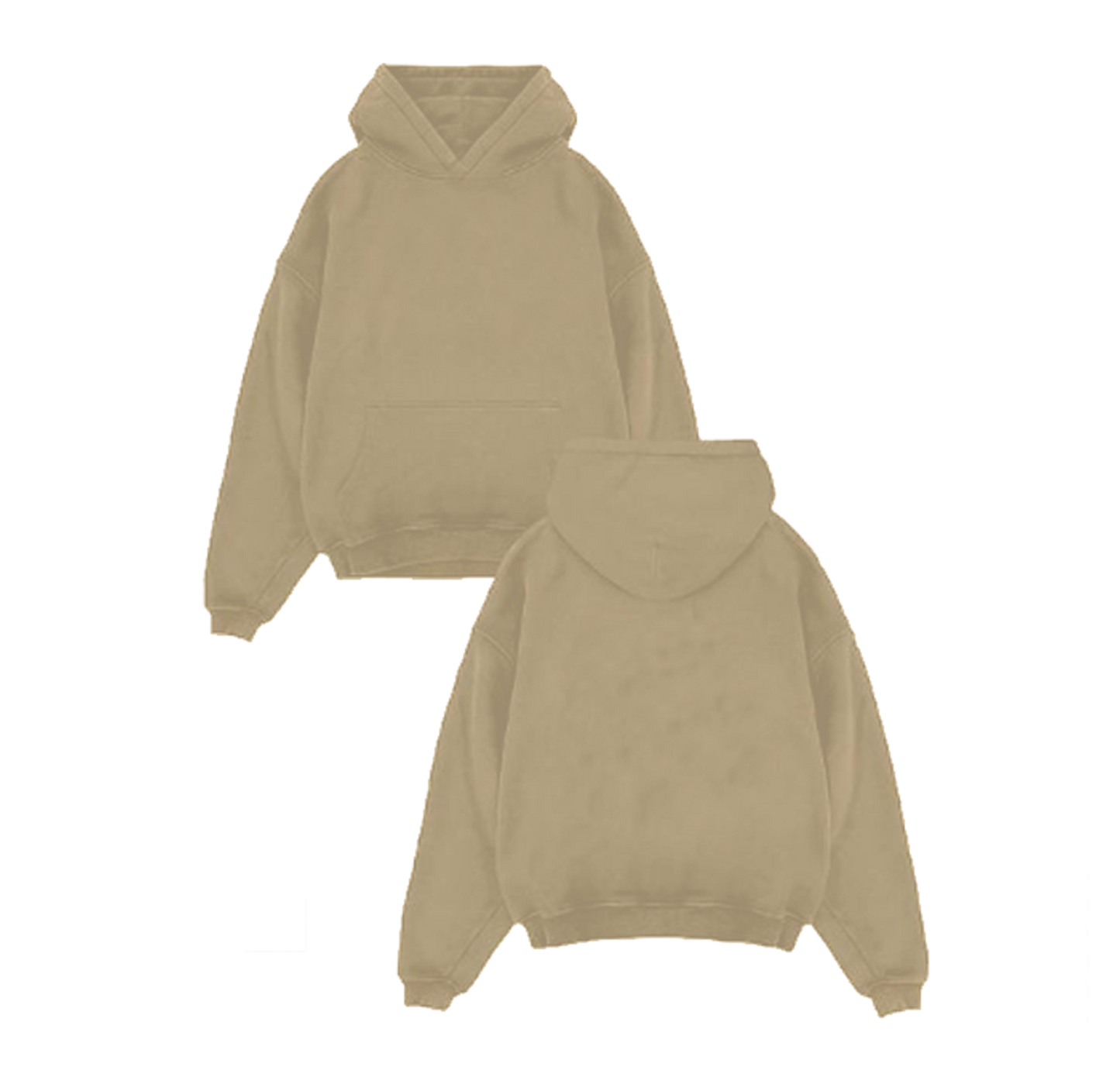 HOODIE BOXY BEIGE