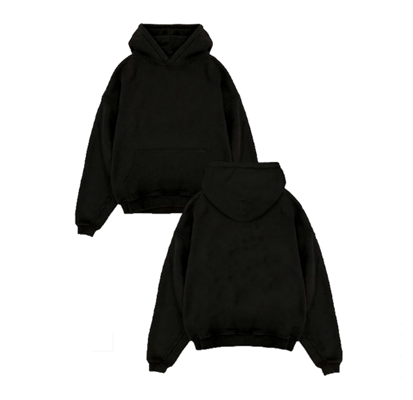 HOODIE BOXY NEGRO